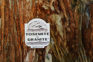 Cathedral Peak Sticker - Black
